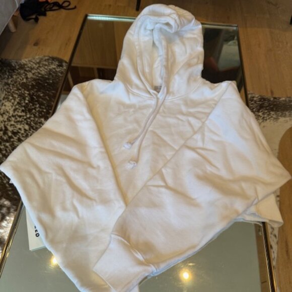 NWT TNA Cozy AF White Cropped Hoodie - Size 1 (XS/S) - Picture 2 of 8